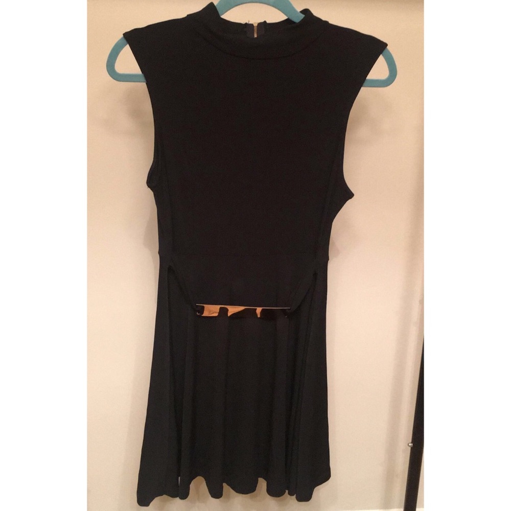 Black skater dress